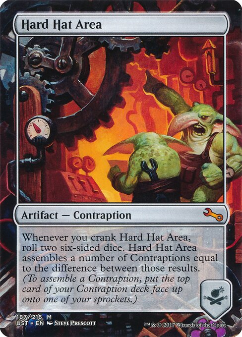 Hard Hat Area (187) - BORDERLESS - FULL ART - Unstable - Game On