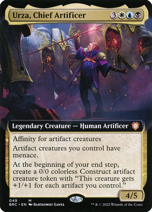 Urza, Chief Artificer (49) - EXTENDED ART (Foil) - The Brothers' War Commander - Game On