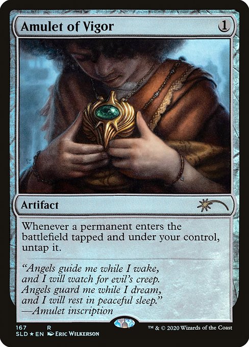 Amulet of Vigor (167) (Foil) - Secret Lair Drop - Game On