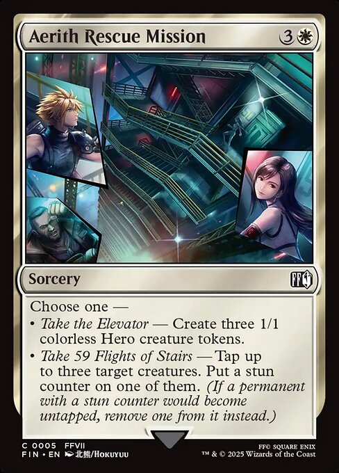 Aerith Rescue Mission (5) (Foil) - Final Fantasy - Game On