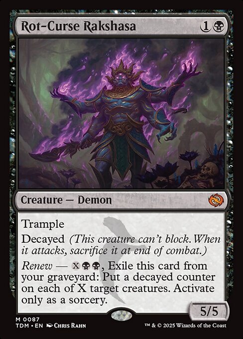 Rot-Curse Rakshasa (87) - Tarkir: Dragonstorm - Game On