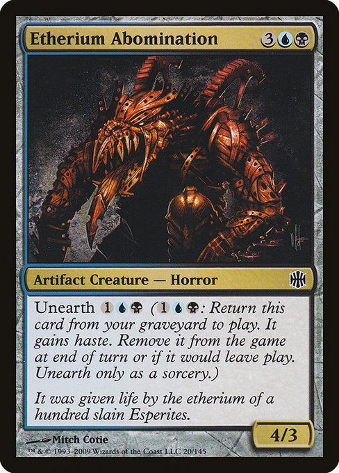 Etherium Abomination (20) (Foil) - Alara Reborn - Game On