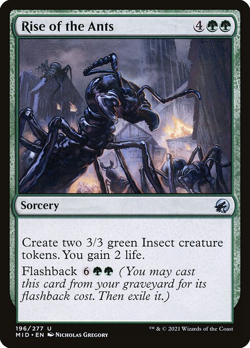 Rise of the Ants (196) (Foil) - Innistrad: Midnight Hunt - Game On