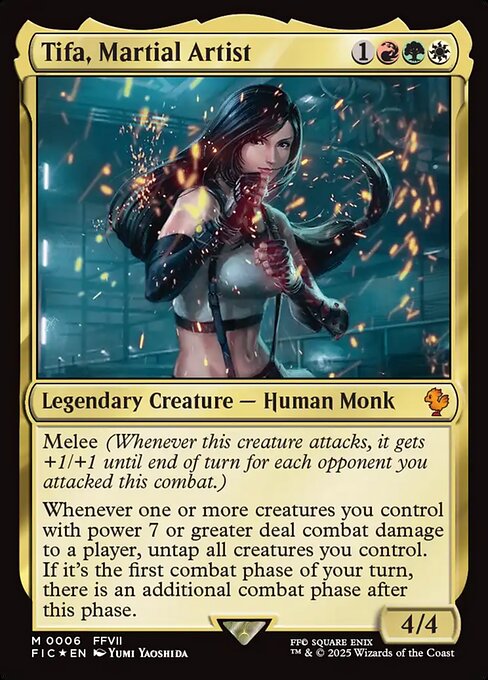 Tifa, Martial Artist (6) (Foil) - Final Fantasy Commander - Game On