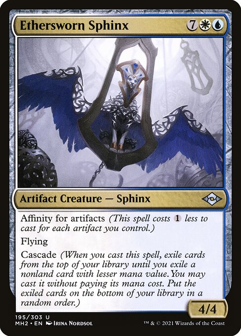 Ethersworn Sphinx (195) (Foil) - Modern Horizons 2 - Game On