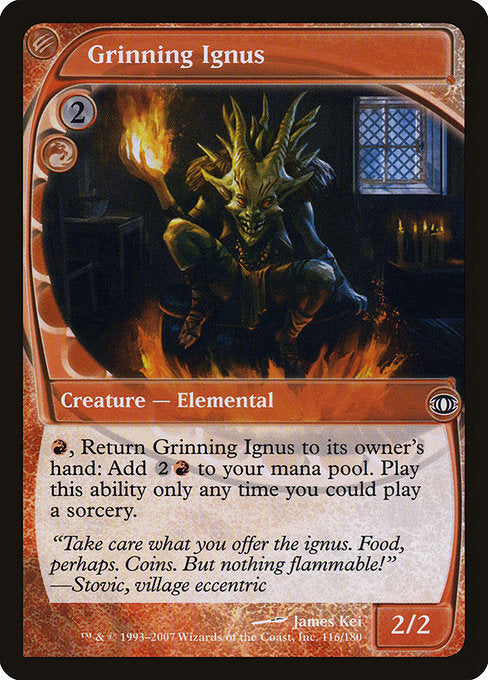 Grinning Ignus (116) (Foil) - Future Sight - Game On