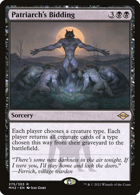 Patriarch's Bidding (275) (Foil) - Modern Horizons 2 - Game On