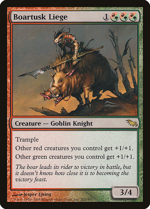 Boartusk Liege (202) - Shadowmoor - Game On