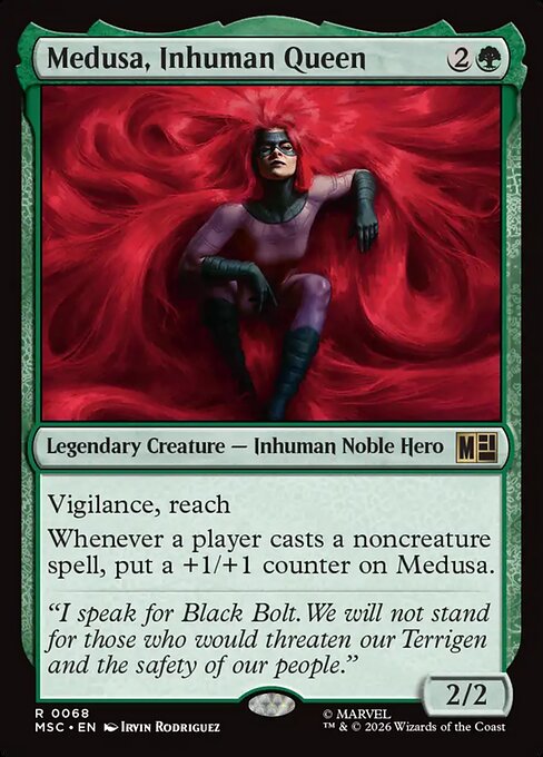 Medusa, Inhuman Queen (68) - Marvel Super Heroes Commander - Game On