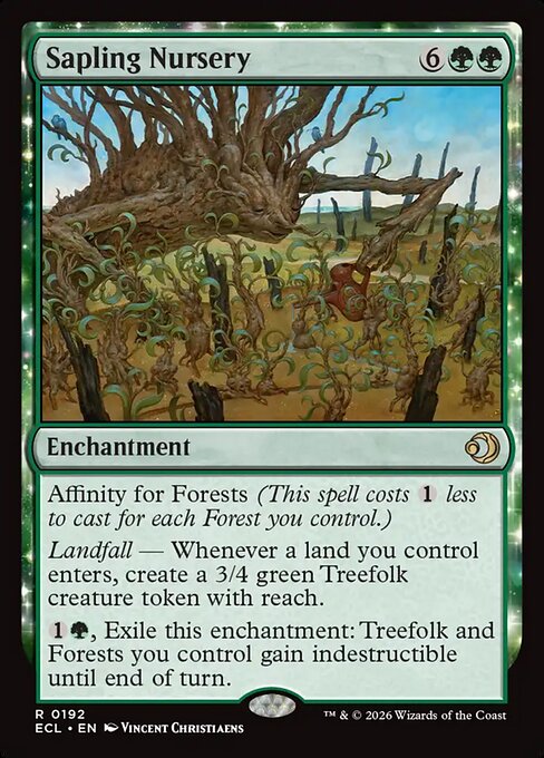 Sapling Nursery (192) (Foil) - Lorwyn Eclipsed - Game On