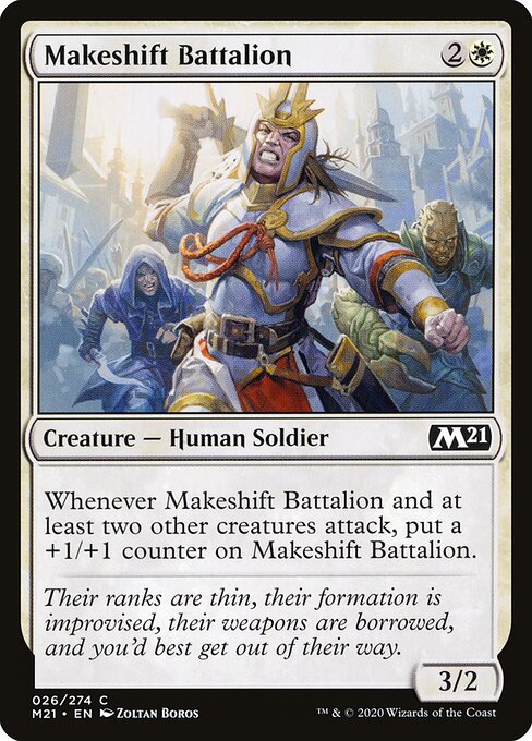 Makeshift Battalion (26) - Core Set 2021 - Game On