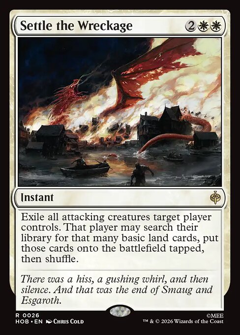 Settle the Wreckage (26) (Foil) - The Hobbit - Game On