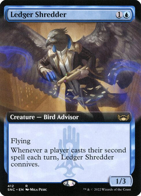 Ledger Shredder (412) - EXTENDED ART (Foil) - Streets of New Capenna - Game On