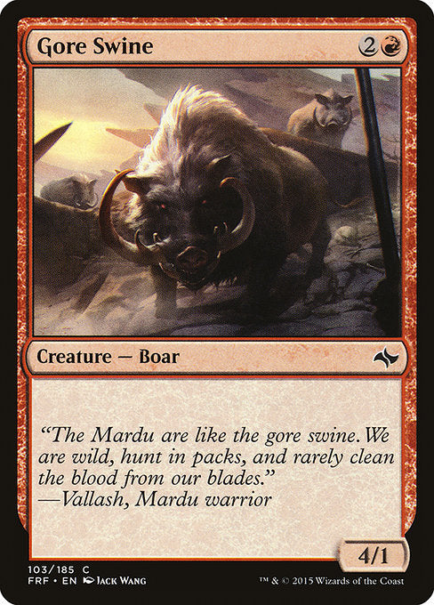 Gore Swine (103) (Foil) - Fate Reforged - Game On