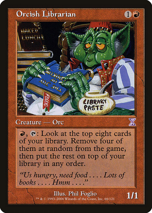 Orcish Librarian (66) (Foil) - Time Spiral Timeshifted - Game On