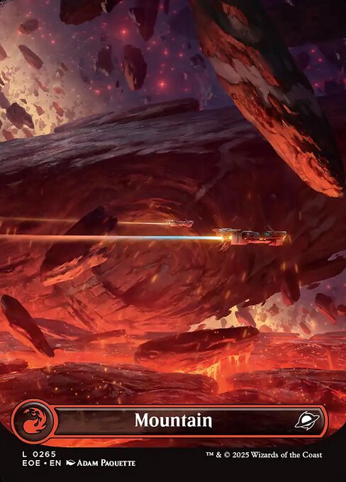 Mountain (265) - BORDERLESS - FULL ART - Edge of Eternities - Game On