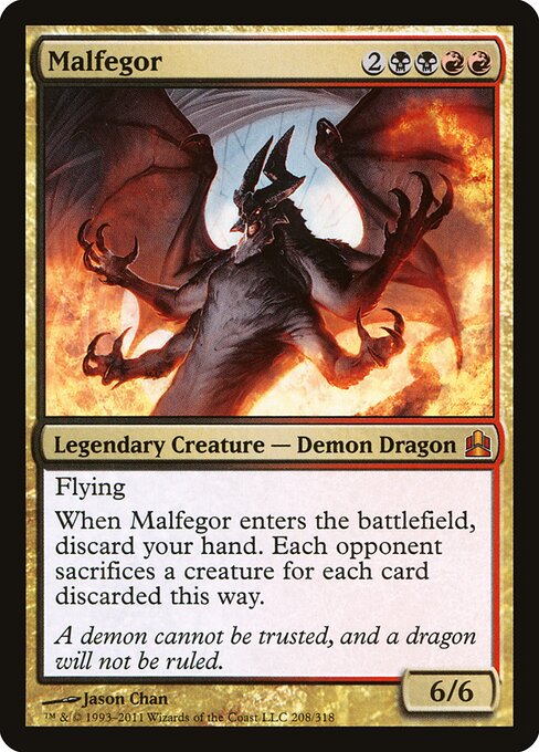 Malfegor (208) - Commander 2011 - Game On