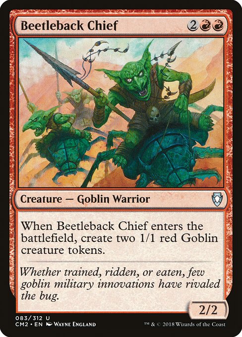 Beetleback Chief (83) - Commander Anthology Volume II - Game On