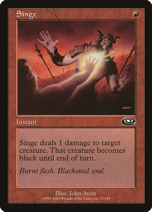 Singe (71) (Foil) - Planeshift - Game On
