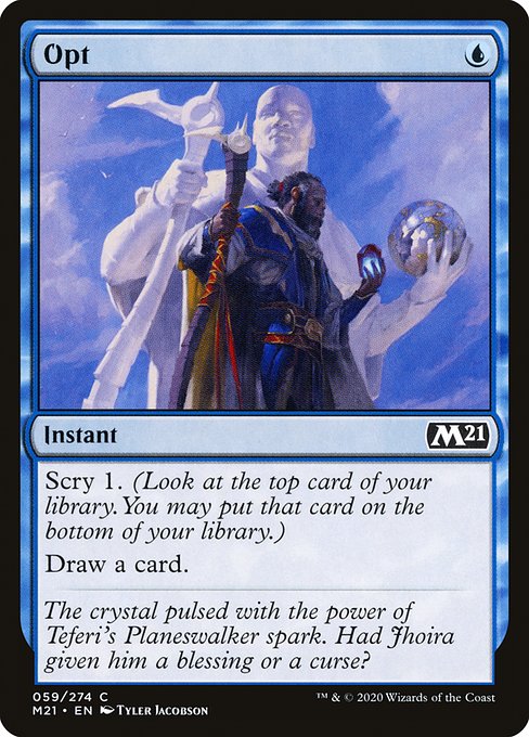 Opt (59) (Foil) - Core Set 2021 - Game On