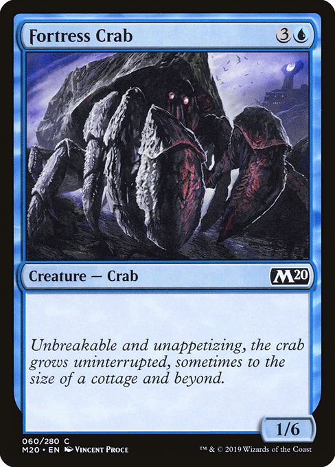 Fortress Crab (60) - Core Set 2020 - Game On