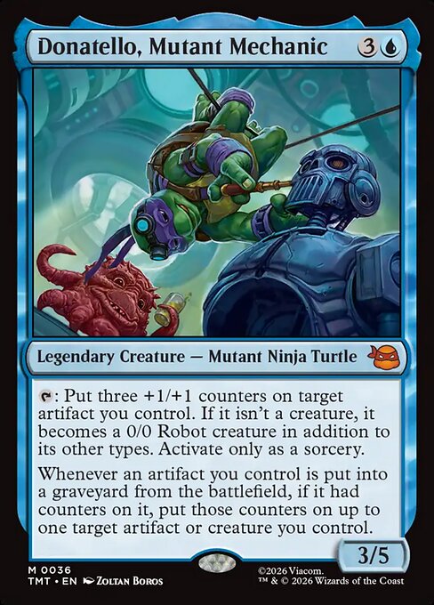 Donatello, Mutant Mechanic (36) (Foil) - Teenage Mutant Ninja Turtles - Game On