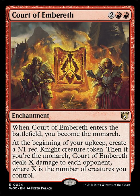 Court of Embereth (24) - Wilds of Eldraine Commander - Game On