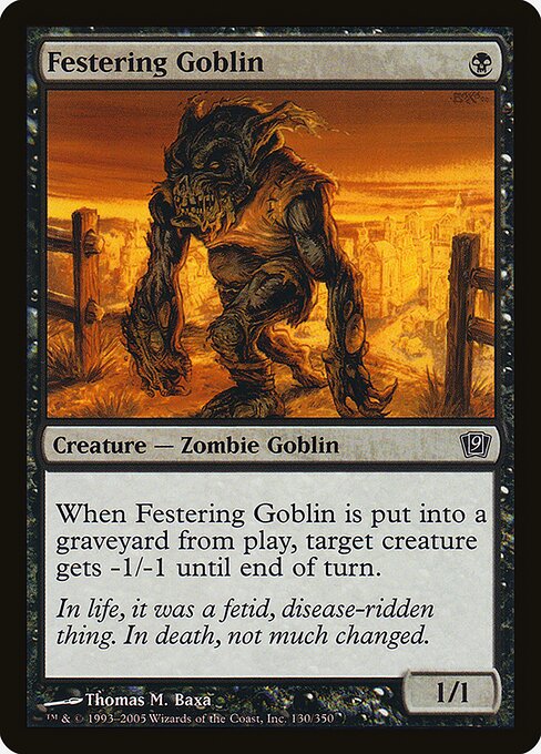 Festering Goblin (130★) - Ninth Edition - Game On