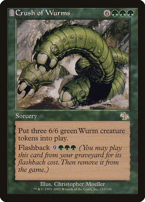Crush of Wurms (110) (Foil) - Judgment - Game On