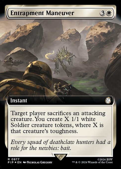 Entrapment Maneuver (977) - EXTENDED ART (Foil) - Fallout - Game On