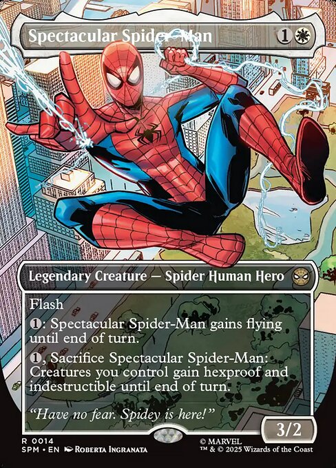 Spectacular Spider-Man (14) - BORDERLESS - FULL ART - Marvel's Spider-Man - Game On