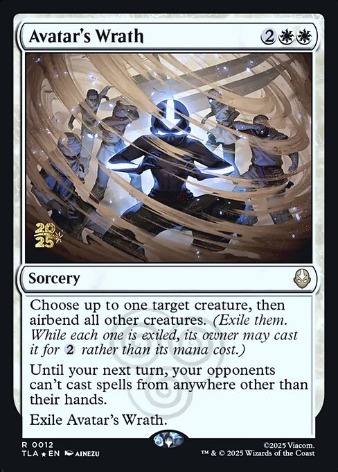 Avatar's Wrath (12s) (Foil) - Avatar: The Last Airbender Promos - Game On