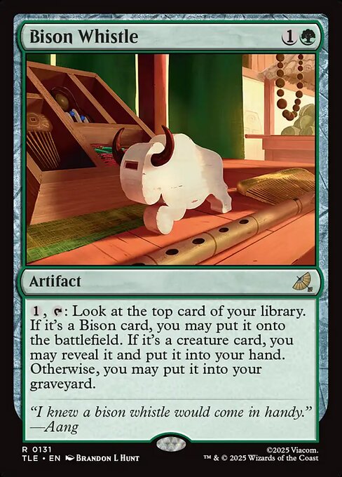 Bison Whistle (131) (Foil) - Avatar: The Last Airbender Eternal - Game On