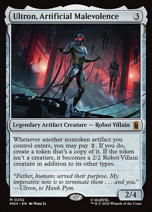 Ultron, Artificial Malevolence (252) - Marvel Super Heroes - Game On