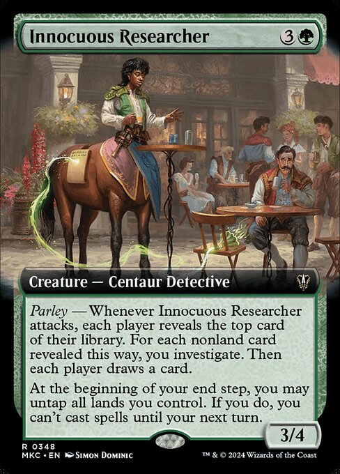 Innocuous Researcher (348) - EXTENDED ART - Murders at Karlov Manor Commander - Game On