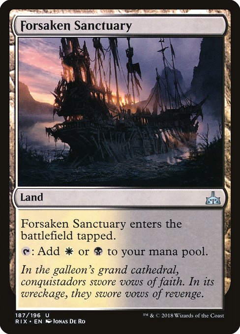 Forsaken Sanctuary (187) (Foil) - Rivals of Ixalan - Game On