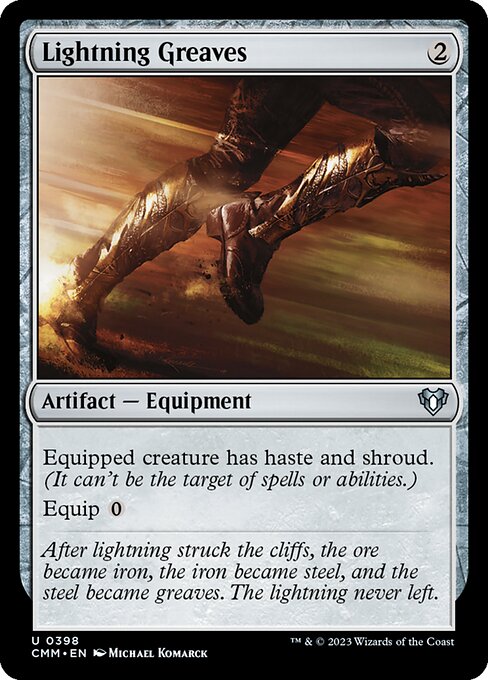 Lightning Greaves (398) - Commander Masters - Game On