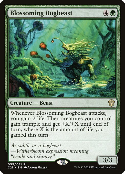 Blossoming Bogbeast (59) - Commander 2021 - Game On