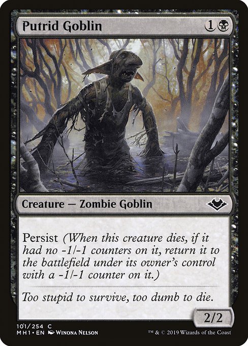 Putrid Goblin (101) - Modern Horizons - Game On