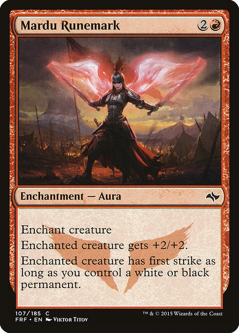 Mardu Runemark (107) (Foil) - Fate Reforged - Game On