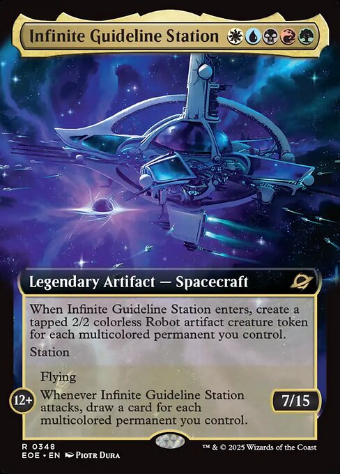 Infinite Guideline Station (348) - EXTENDED ART (Foil) - Edge of Eternities - Game On