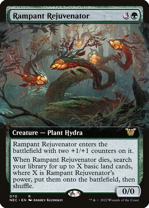 Rampant Rejuvenator (70) - EXTENDED ART - Neon Dynasty Commander - Game On