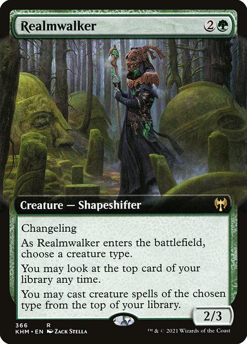Realmwalker (366) - EXTENDED ART (Foil) - Kaldheim - Game On