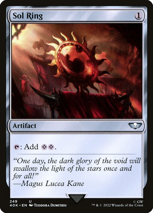 Sol Ring (249) - Warhammer 40,000 Commander - Game On