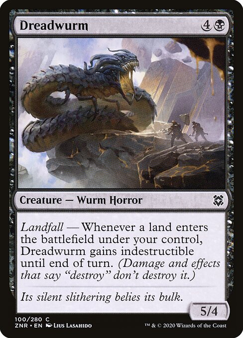 Dreadwurm (100) (Foil) - Zendikar Rising - Game On