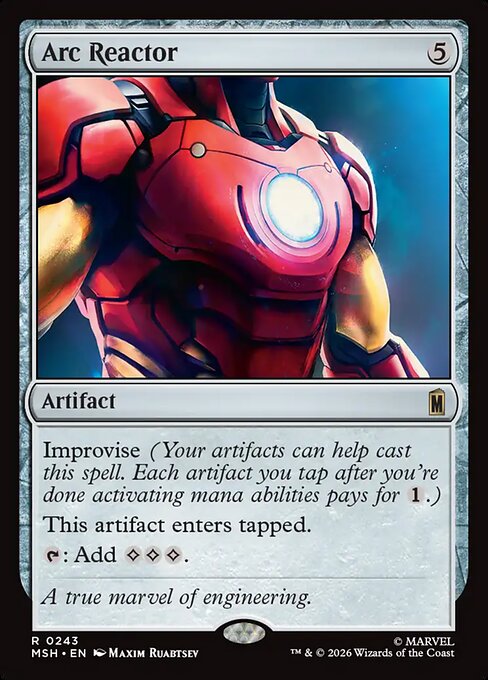 Arc Reactor (243) (Foil) - Marvel Super Heroes - Game On