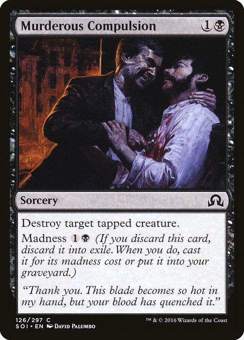 Murderous Compulsion (126) (Foil) - Shadows over Innistrad - Game On