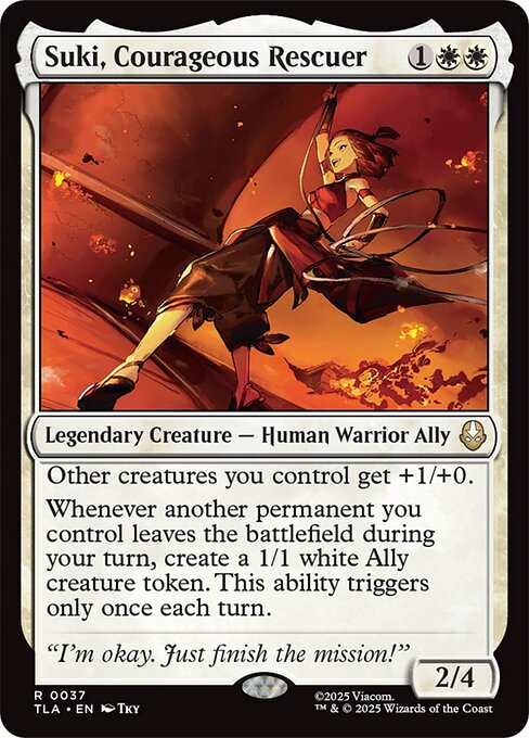 Suki, Courageous Rescuer (37) (Foil) - Avatar: The Last Airbender - Game On