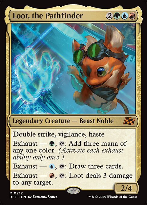 Loot, the Pathfinder (212) (Foil) - Aetherdrift - Game On