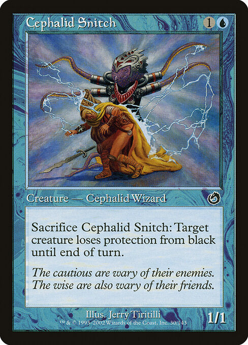 Cephalid Snitch (30) (Foil) - Torment - Game On